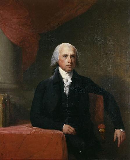 Gilbert Stuart Portrait of James Madison